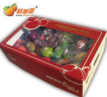 节日快乐水果礼盒